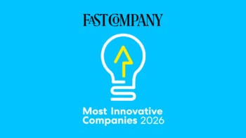 Fast Company Most Innovative Companies 2026 logo featuring a light bulb with an arrow.