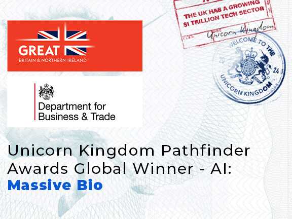Unicorn Kingdom Pathfinder Awards Global Winner - AI: Massive Bio
